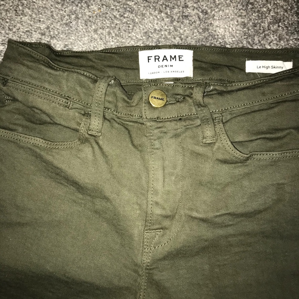 FRAME Denim-Army Green